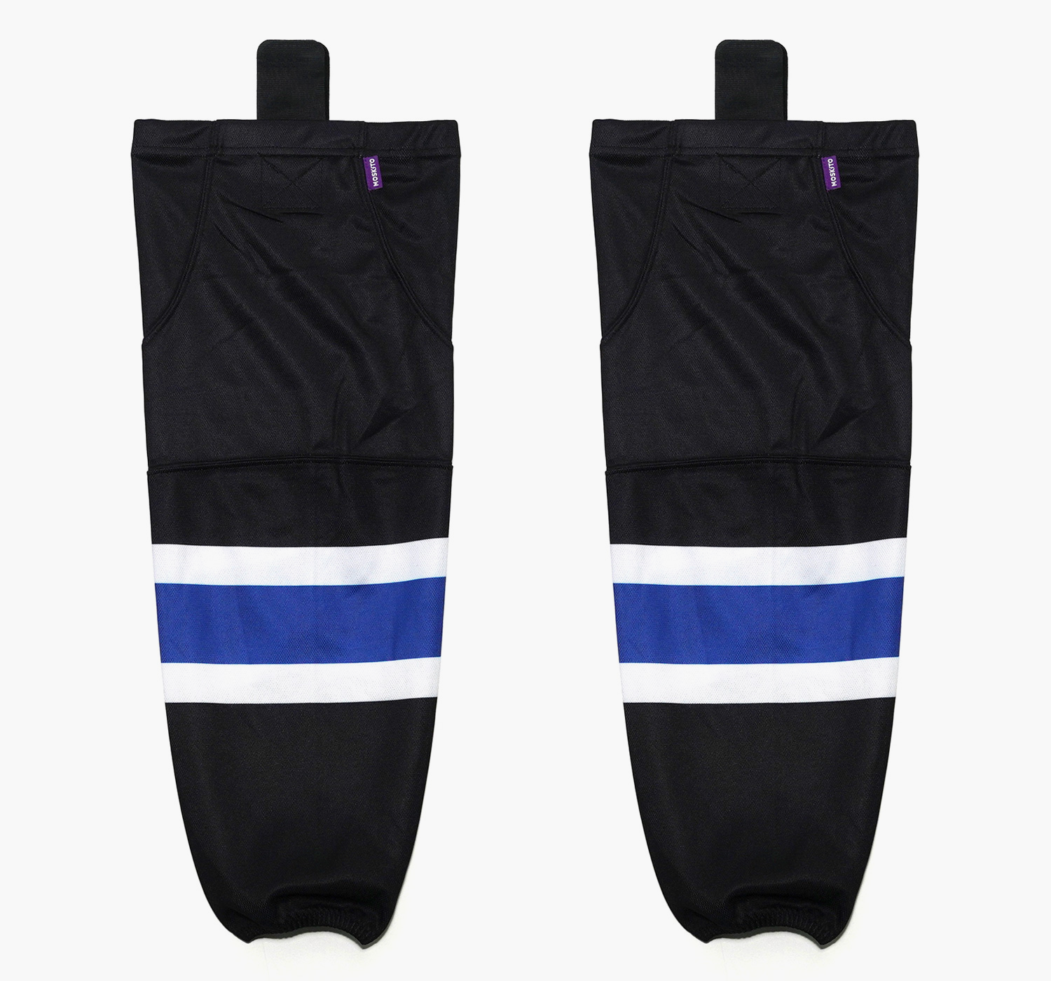 Hockey Socks 4. black / blue (logo)