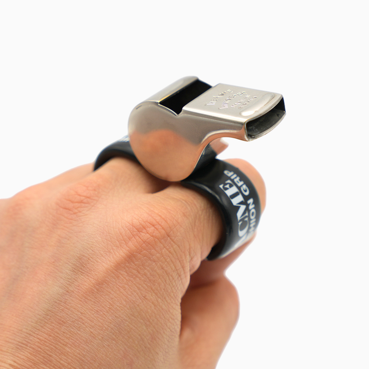 ACME Thunderer Finger Grip Whistle 477/58 For Coaches & CHL Referees Two Colors