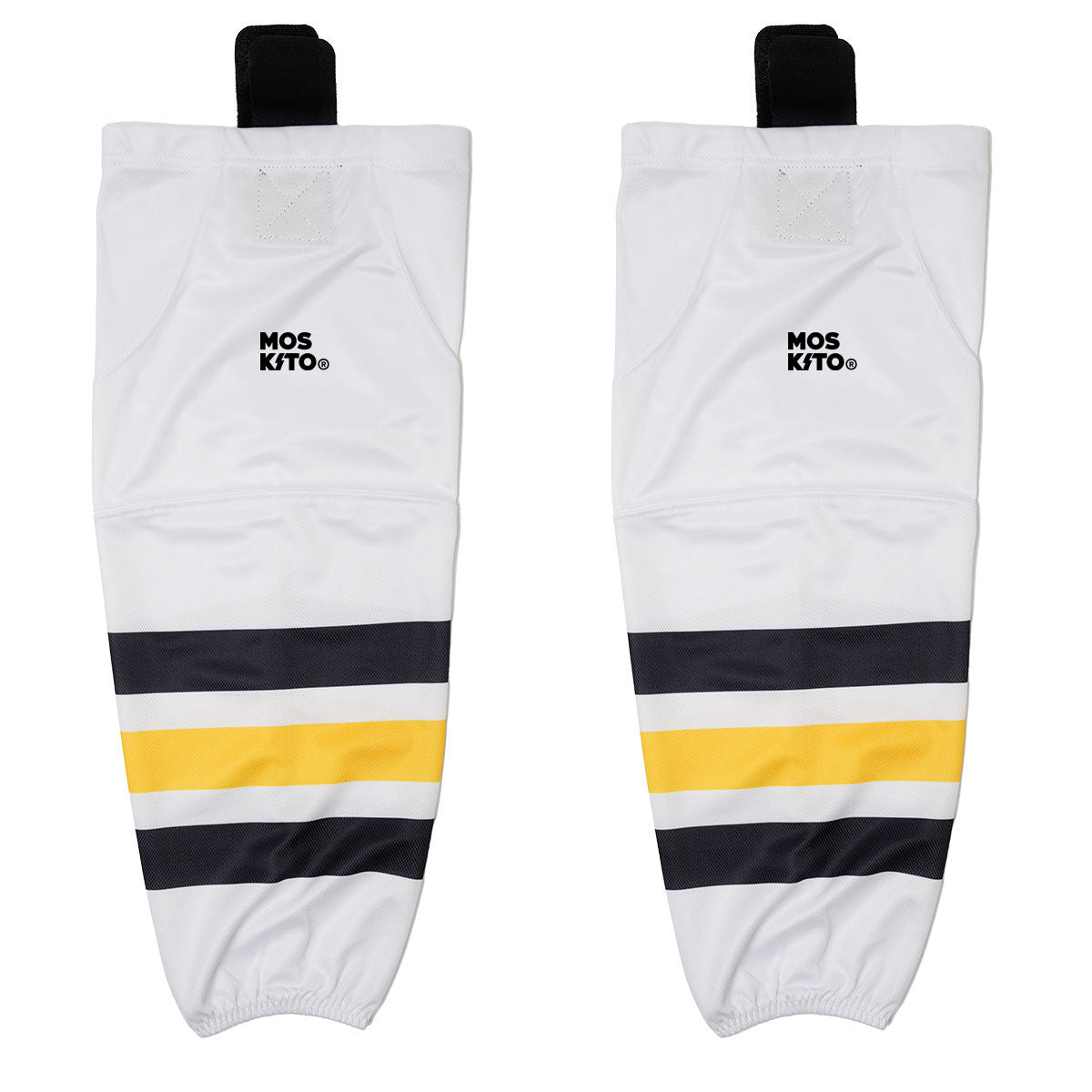 MOSKITO Ice Hockey SOCKS II WHITE/BLACK/YELLOW