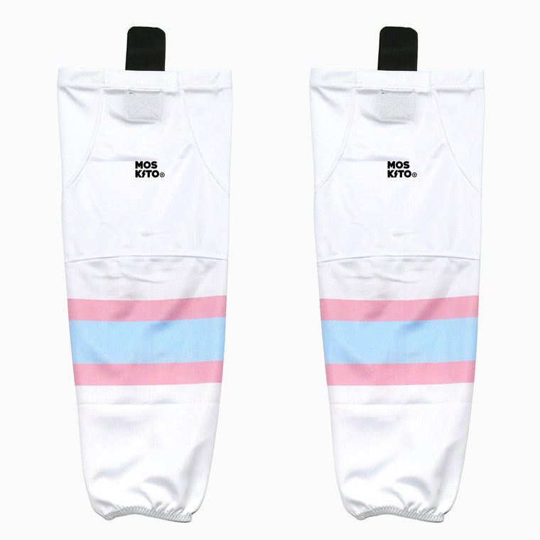 MOSKITO Ice Hockey SOCKS I WHITE/SKY