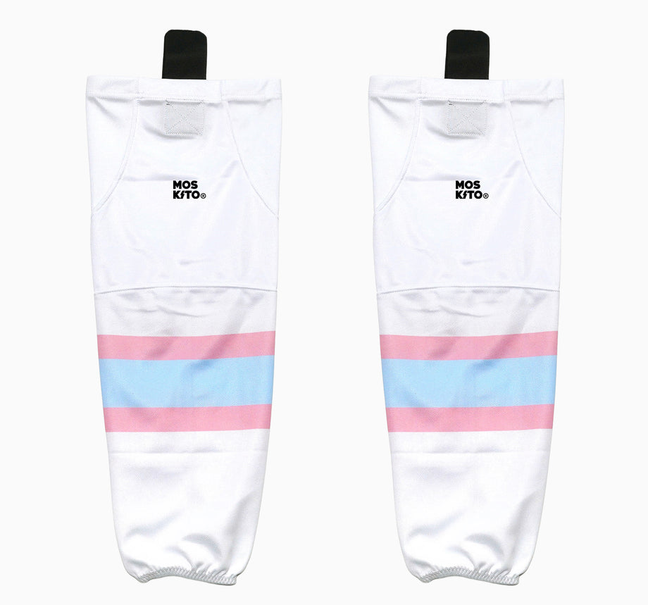MOSKITO Ice Hockey SOCKS I WHITE/SKY