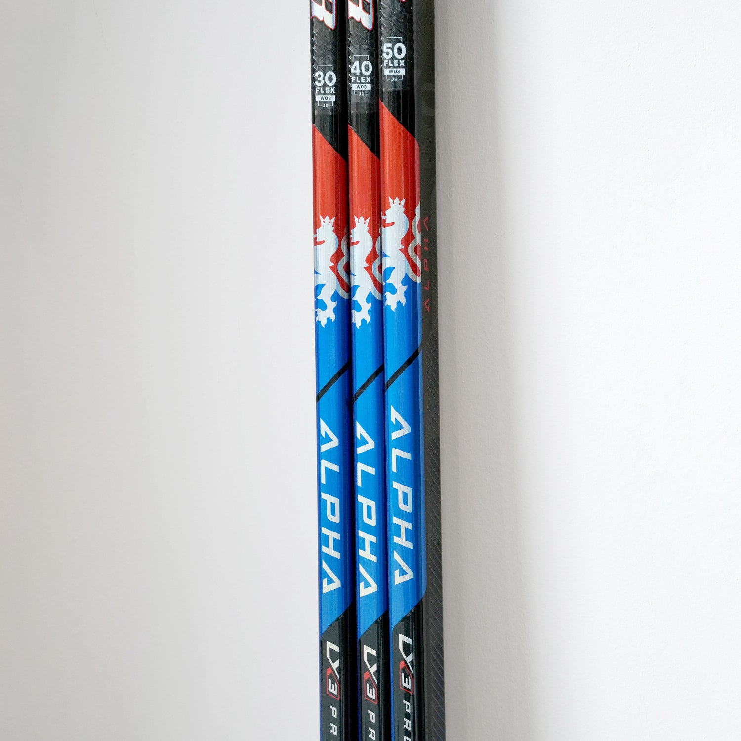 Warrior LX3 Pro Czech Republic Junior 30, 40, 50 Flex Ice Hockey Stick
